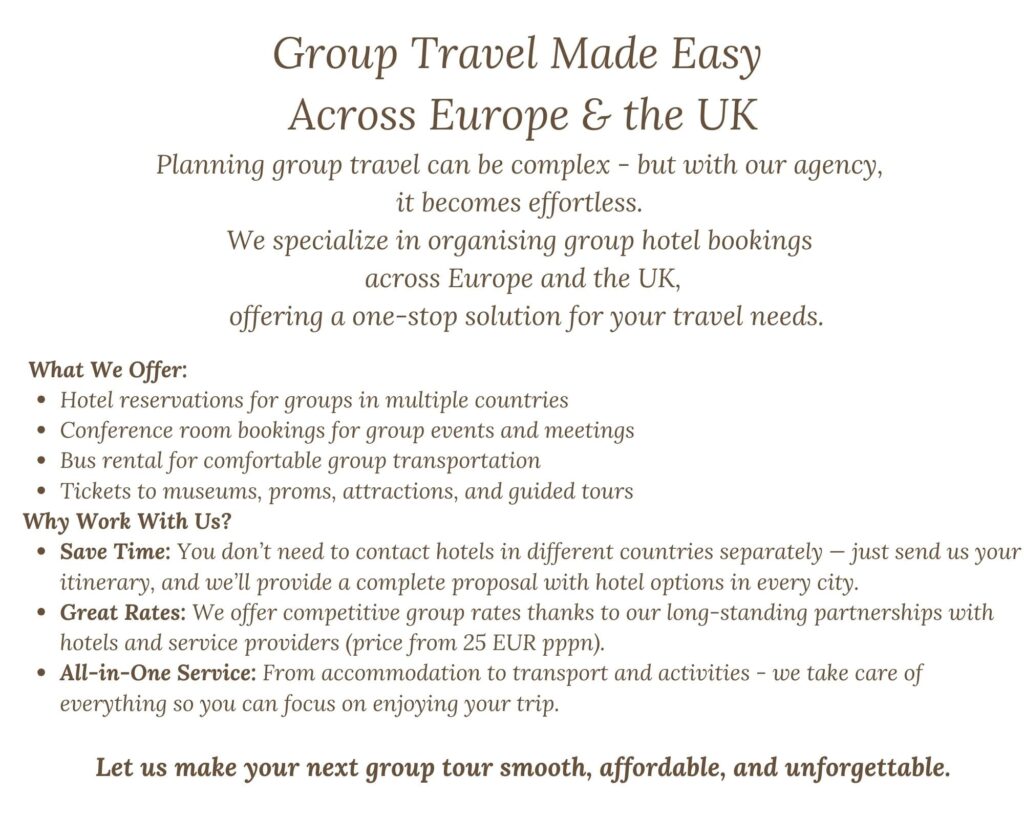 Group Travel Made Easy Across Europe & the UK